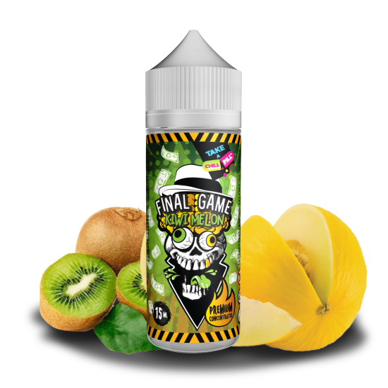Chill Pill Final Game - Kiwi Melon - Kivi és Sárgadinnye ízű Longfill Aroma - 15/120 ml