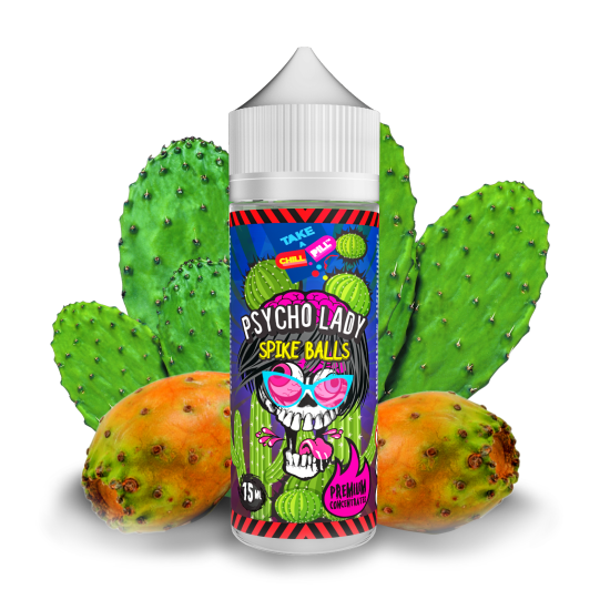 Chill Pill Psycho Lady - Spike Balls - Acai, zmajevo voće, kaktus i limeta - 15/120 ml