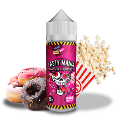 Chill Pill Tasty Mania - Donut Popcorn Power - Fánk, Karamell és Popcorn ízű Longfill Aroma - 15/120 ml
