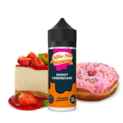 Coffee Mill - Donut Cheesecake - Epres Sajttorta és Fánk ízű Longfill Aroma - 15/120 ml