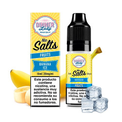 Salt - Dinner Lady - Banana Ice - Banán és Vaníliakrém ízesítésű nikotinsó - 10ml/20mg