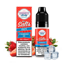Salt - Dinner Lady - Strawberry Ice - Eper Limonádé ízesítésű nikotinsó - 10ml/20mg