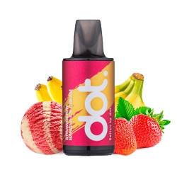Dotmod - Switch E-Bar - Strawberry Banana Ice Cream -Strawberry, Banana and Ice Cream Flavored Pod Tank Filled with NicSalt Liquid - 2ml/20mg - 2 pcs