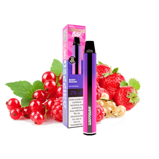 Dripped Bar - Berry Heaven Pod Kit 500 mAh - Eper, Szeder, Áfonya és Málna ízű nikotinsóval töltve - 2ml/20mg