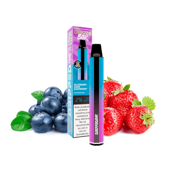 Dripped Bar - Blueberry Sour Raspberry Pod Kit 500 mAh - Áfonya és Málna ízű nikotinsóval töltve - 2ml/20mg