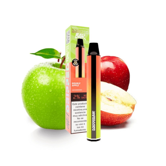 Dripped Bar - Double Apple Pod Kit 500 mAh - Alma ízű nikotinsóval töltve - 2ml/20mg