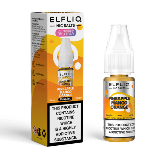 Elfliq - Ananas Mangue Orange - Ananász, Mangó és Narancs ízesítésű nikotinsó - 10ml/20mg