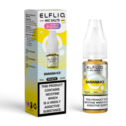 Elfliq - Banane Glacée - Banán ízesítésű nikotinsó - 10ml/10mg