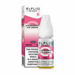 Elfliq - Glacée á la Fraise - Eper Fagylalt ízesítésű nikotinsó - 10ml/10mg