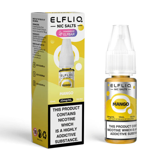 Elfliq - Mangue - Mangó ízesítésű nikotinsó - 10ml/10mg