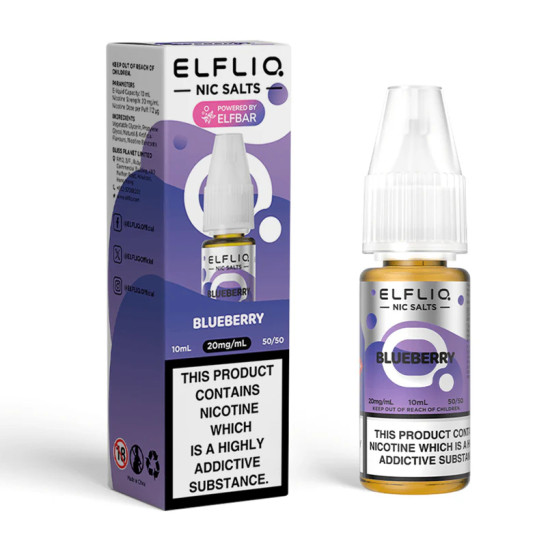 Elfliq - Myrtille - Áfonya ízesítésű nikotinsó - 10ml/10mg