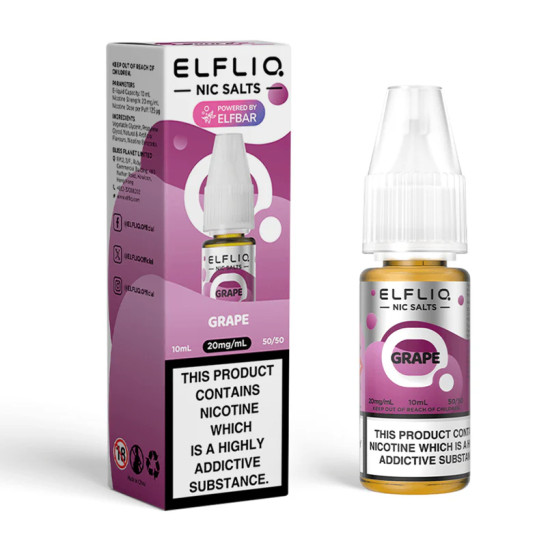 Elfliq - Raisin - Szőlő ízesítésű nikotinsó - 10ml/20mg