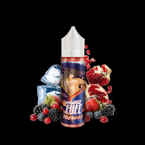 Fighter Fuel by Maison Fuel - Hizagiri - Gránátalma, Eper, Áfonya és Szeder ízű Shortfill eliquid - 50ml/0mg