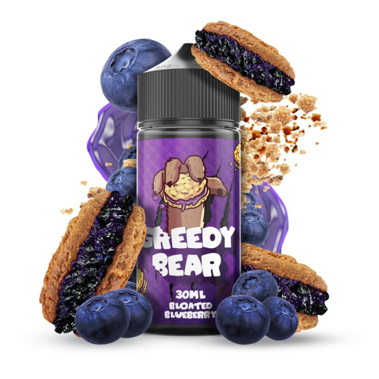 Greedy Bear - Bloated Blueberry - Pita od borovnice - 30/120 ml