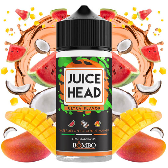 Juice Head - Watermelon Coconut Mango - Görögdinnye, Kókusz és Mangó ízű Longfill Aroma - 30/120 ml