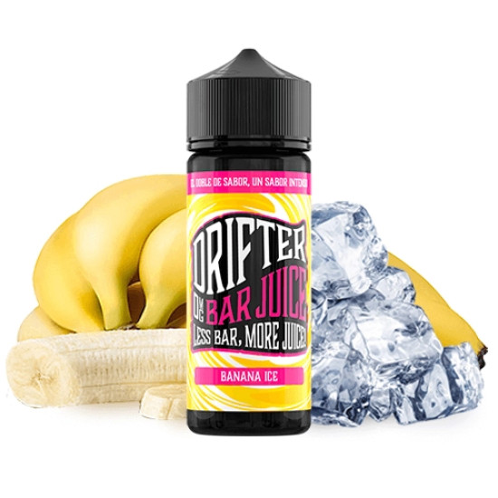 Juice Sauz Drifter Bar - Banana Ice - Banán ízű Shortfill eliquid - 100ml/0mg