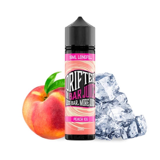 Juice Sauz Drifter Bar - Peach Ice - Őszibarack ízű Longfill Aroma - 16/60 ml