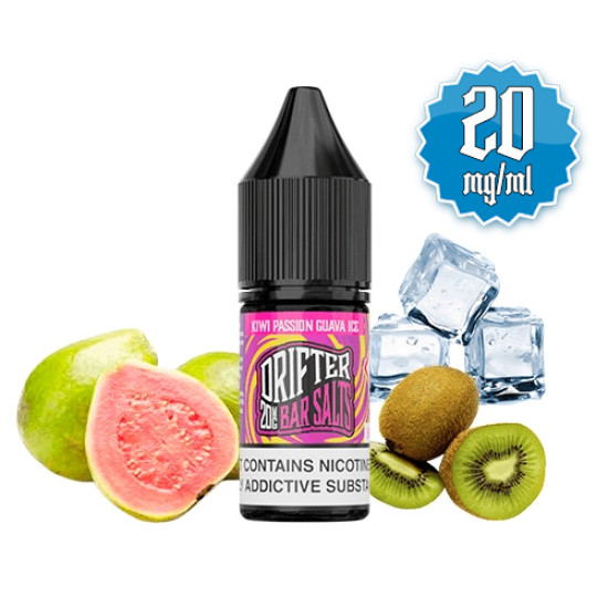 Juice Sauz Drifter Bar Salts - Kiwi Passion Guava Ice - Kivi és Guava ízesítésű nikotinsó - 10ml/20mg