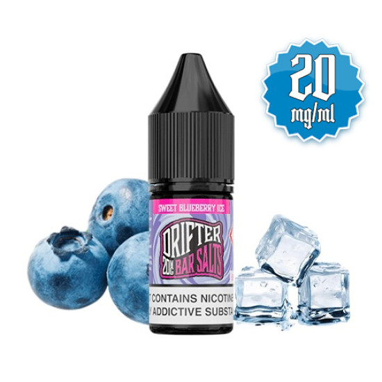 Juice Sauz Drifter Bar Salts - Sweet Blueberry Ice - Áfonya ízesítésű nikotinsó - 10ml/20mg