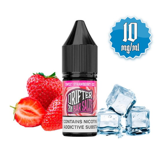 Juice Sauz Drifter Bar Salts - Sweet Strawberry Ice - Eper ízesítésű nikotinsó - 10ml/10mg