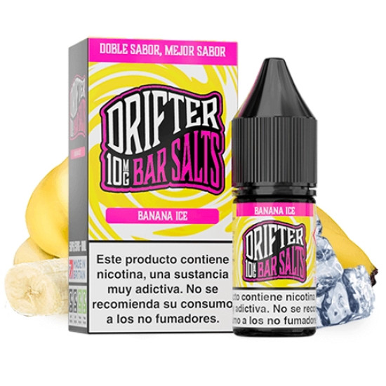 SALT - Juice Sauz Drifter Bar Salts - Banana Ice - Banán ízesítésű nikotinsó - 10ml/10mg