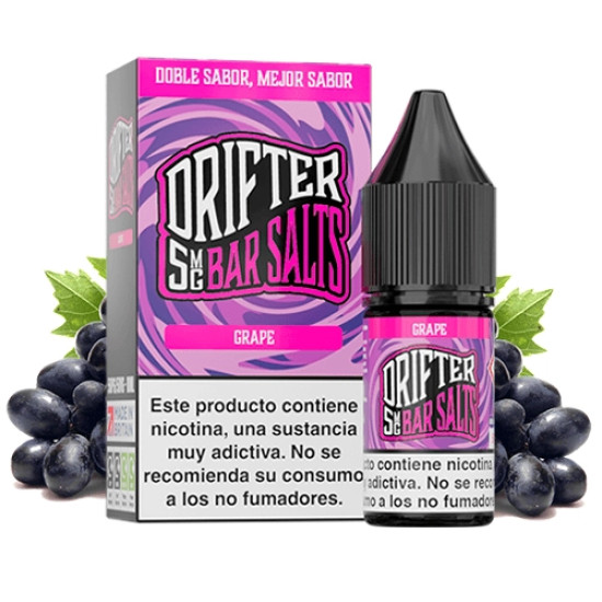 SALT - Juice Sauz Drifter Bar Salts - Grape - Szőlő ízesítésű nikotinsó - 10ml/5mg