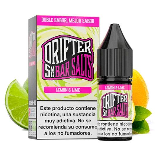 SALT - Juice Sauz Drifter Bar Salts - Lemon Lime - Citrom és Lime ízesítésű nikotinsó - 10ml/5mg