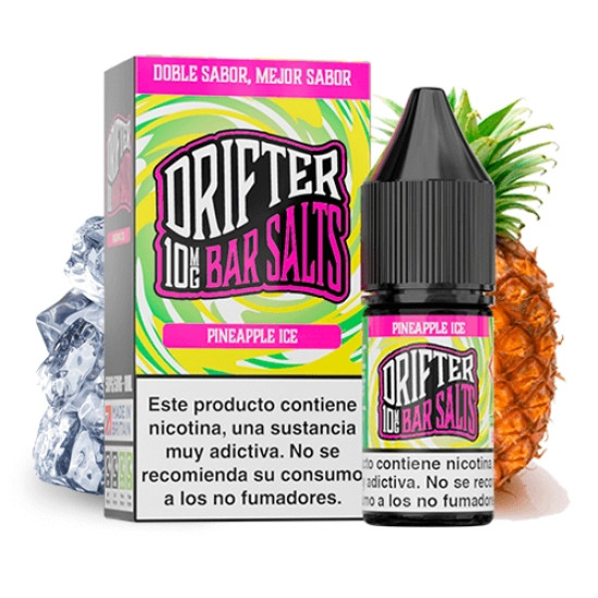 SALT - Juice Sauz Drifter Bar Salts - Pineapple Ice - Nikotinska sol s okusom ananasa - 10ml/10mg