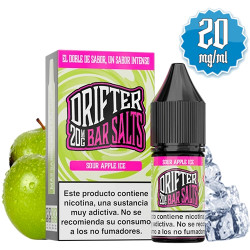 SALT - Juice Sauz Drifter Bar Salts - Sour Apple Ice - Zöldalma ízesítésű nikotinsó - 10ml/20mg