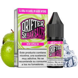 SALT - Juice Sauz Drifter Bar Salts - Sour Apple Ice - Zöldalma ízesítésű nikotinsó - 10ml/5mg