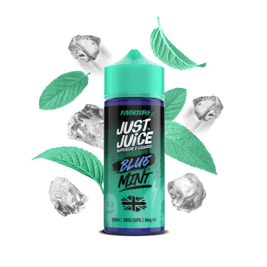 Just Juice - Blue Mint - Borsmenta ízű shortfill eliquid - 100ml/0mg