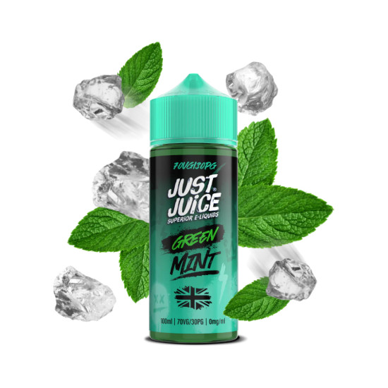 Just Juice - Green Mint - Fodormenta ízű shortfill eliquid - 100ml/0mg