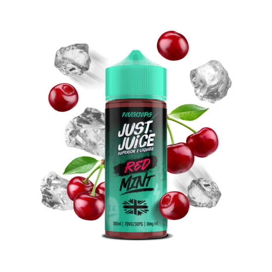 Just Juice - Red Mint - Mentol és Cseresznye ízű shortfill eliquid - 100ml/0mg