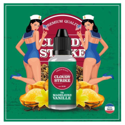 Cloudy Strike - TB Madeleine Vanille - Dohány és Vaníliás Madeleine ízű aroma - 30ml