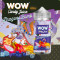 Wow Candy Juice - Dino - DragonoBomb - Sárkánygyümölcs, Feketeribizli, Mangó és Cukorka ízű Shortfill eliquid - 100ml/0mg