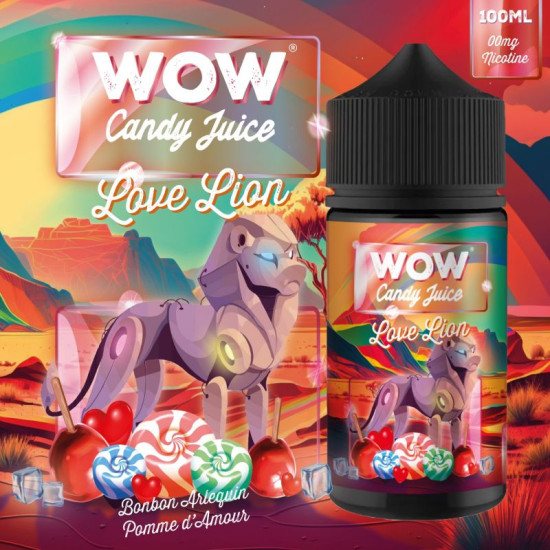 Wow Candy Juice - Evolution - Love Leo - Alma és Cukorka ízű Shortfill eliquid - 100ml/0mg