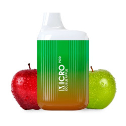 Micro Pod - Double Apple Pod Kit 500 mAh - Alma és Zöldalma ízű nikotinsóval töltve - 2ml/20mg