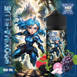 Miv Distrib - Proxima Blue - Shortfill e-tekućina s okusom šumskog voća, grožđa i žvakaće gume - 100ml/0mg