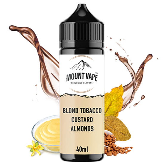 Mount Vape - Blond Tobacco Custard Almonds - Duhan, vanilija i badem - 40/120 ml