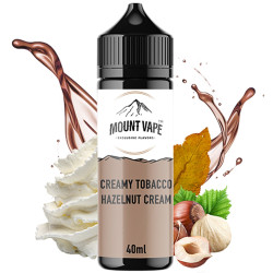 Mount Vape - Creamy Tobacco Hazelnut - Cream Dohány, Mogyorókrém és Praliné ízű Longfill Aroma - 40/120 ml