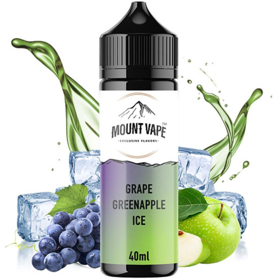Mount Vape - Green Apple Ice - Jabuka i grožđe - 40/120 ml