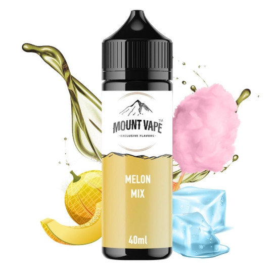 Mount Vape - Melon Mix - Sárgadinnye és Vattacukor ízű Longfill Aroma - 40/120 ml