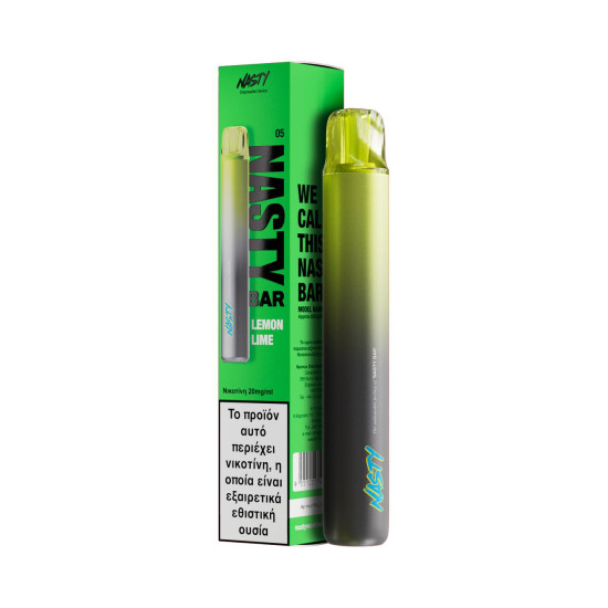 Nasty Bar DX2 - Lemon Lime Pod Kit 380mAh - Citrom és Lime ízű nikotinsóval töltve - 2ml/20mg