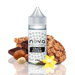 Nova Liquides - Premium Crazy Cookie - Csokis Süti, Mogyoró és Vanília ízű aroma - 10ml