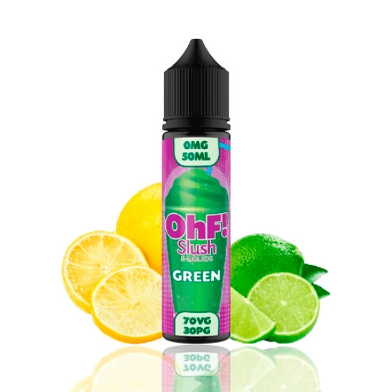 OhF! - Green Slush - Citrom és Lime ízű Shortfill eliquid - 50ml/0mg