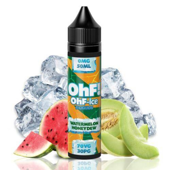 OhF! - Ice Watermelon Honeydew - Görögdinnye és Sárgadinnye ízű Shortfill eliquid - 50ml/0mg