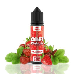 OhF! - Strawberry - Eper ízű Shortfill eliquid - 50ml/0mg