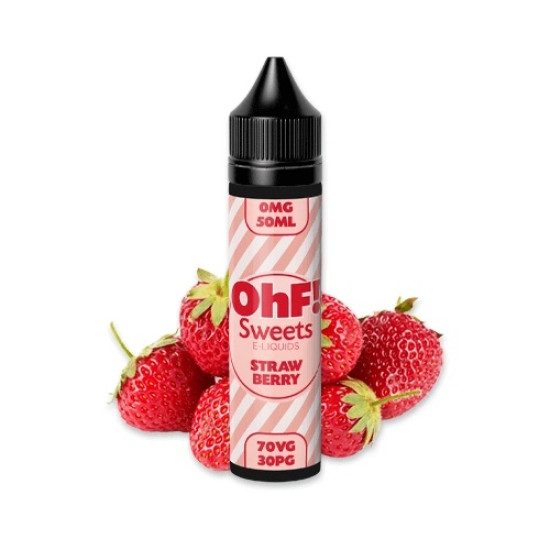 OhF! - Sweets Strawberry - Eper ízű Shortfill eliquid - 50ml/0mg