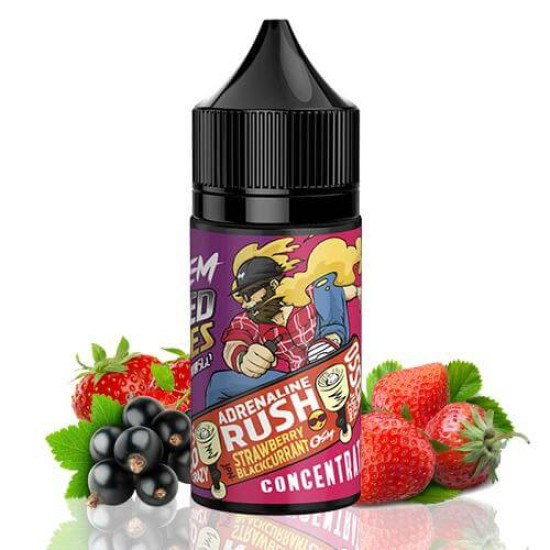 Ossem Juice - Adrenaline Rush (Strawberry Blackcurrant) - Eper és Feketeribizli ízű aroma - 30ml