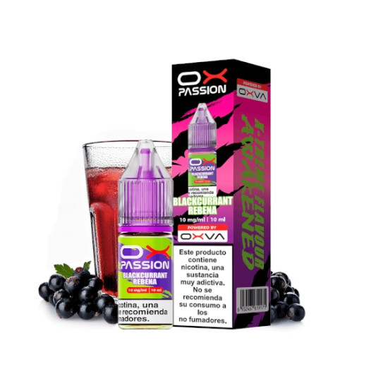 Oxva Ox Passion - Blackcurrant Rebena - Feketeribizlis Limonádé ízesítésű nikotinsó - 10ml/20mg